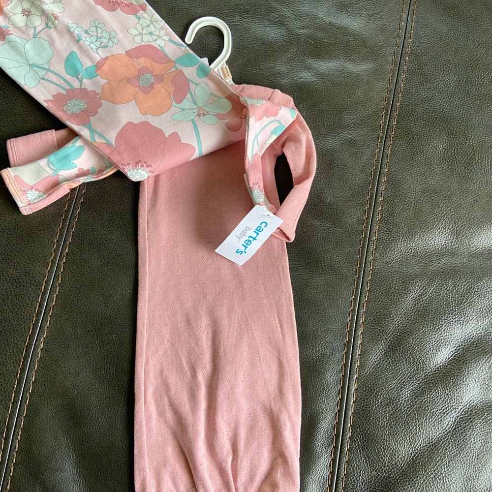 Brand new preemie sleeper gowns